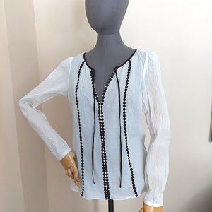 LOFT peasant top